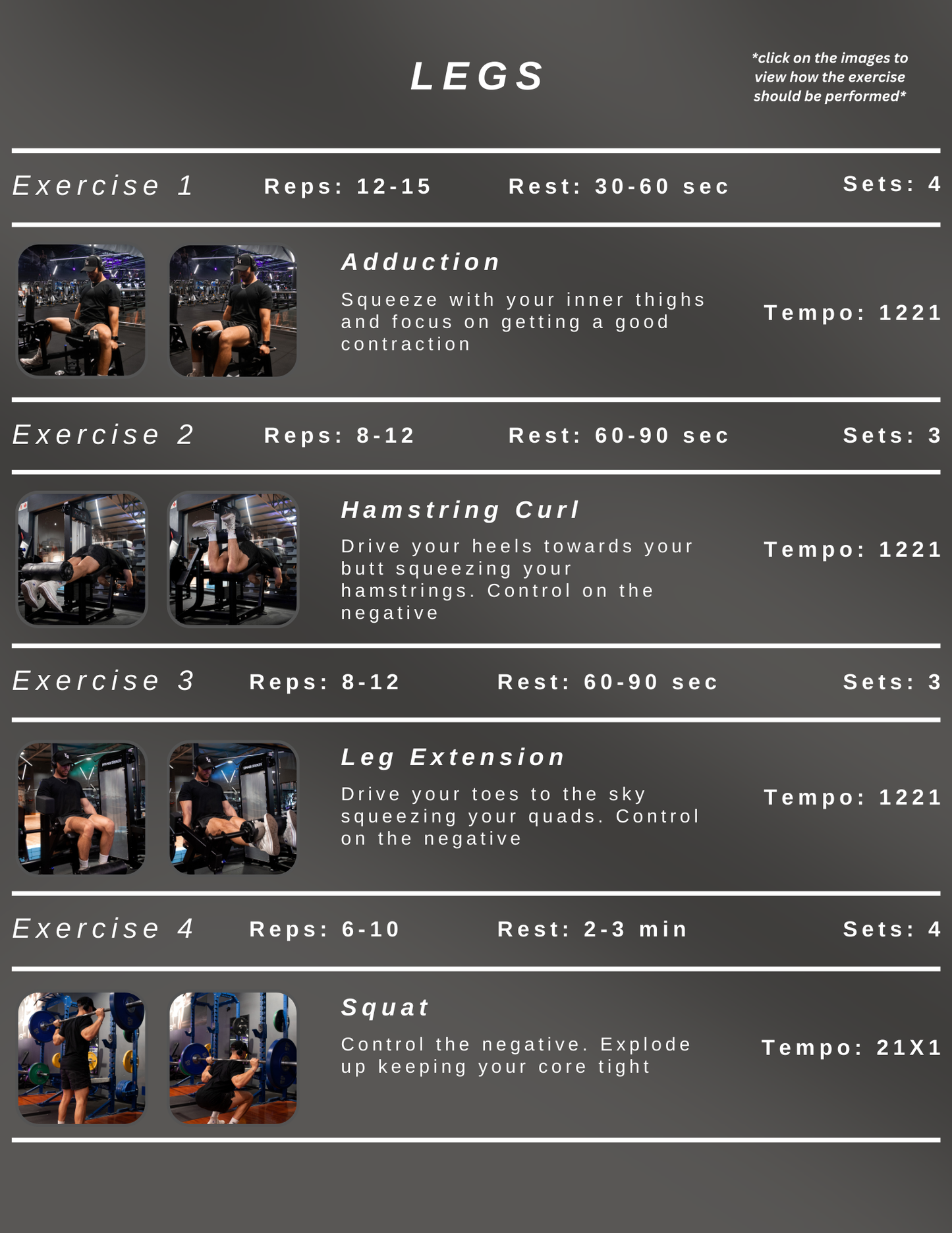 The OLVR Workout Split