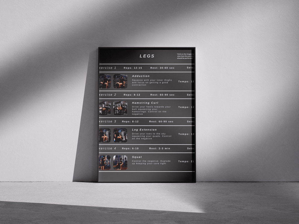 OLVR Signature Workout Split