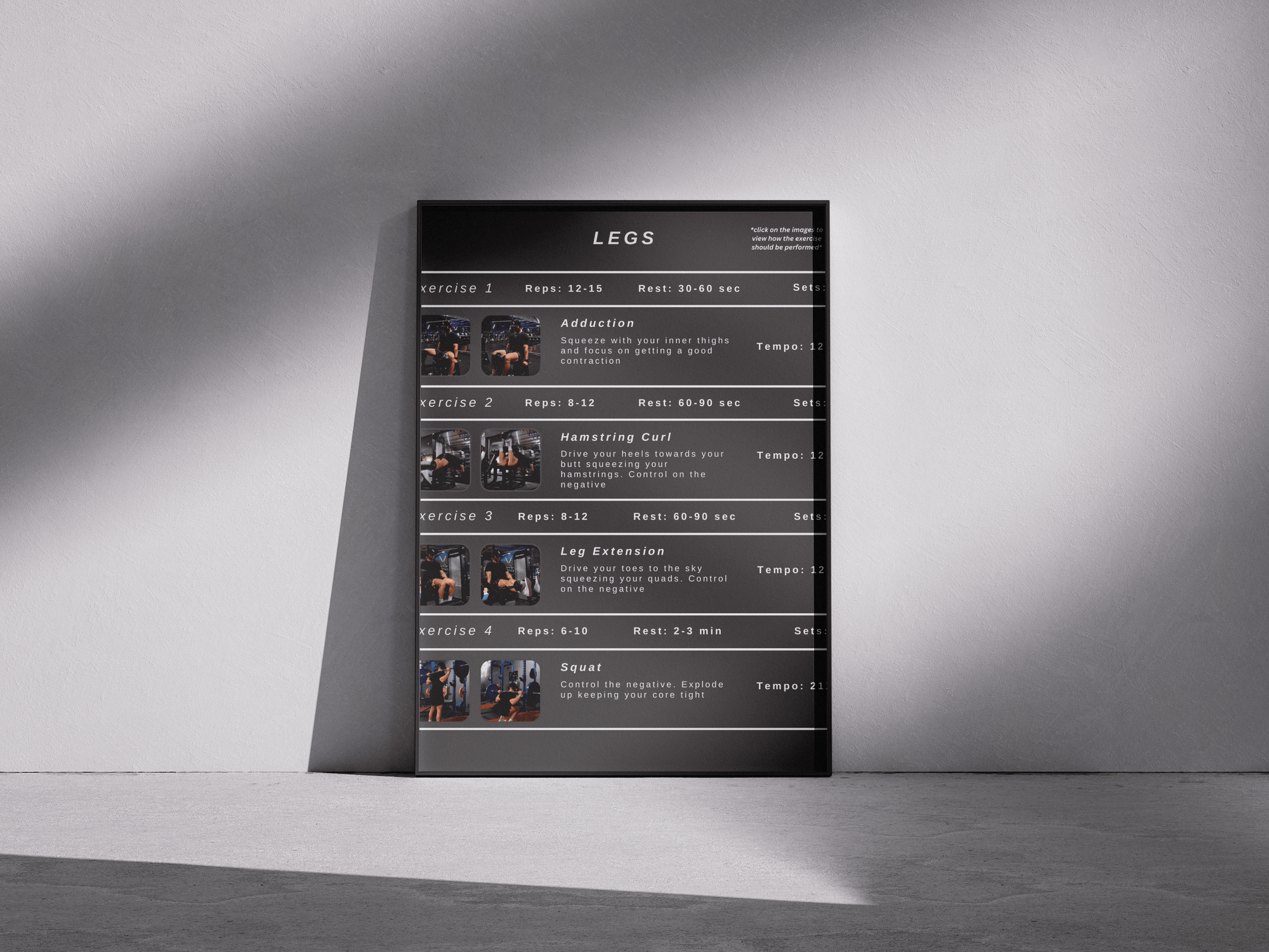 OLVR Signature Workout Split